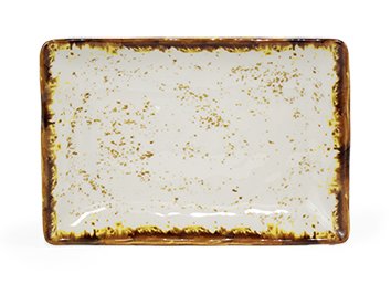 [B1052021E] # -48- BANDEJA RECT. BEIGE TOUA. 21.5x13.5x3cm