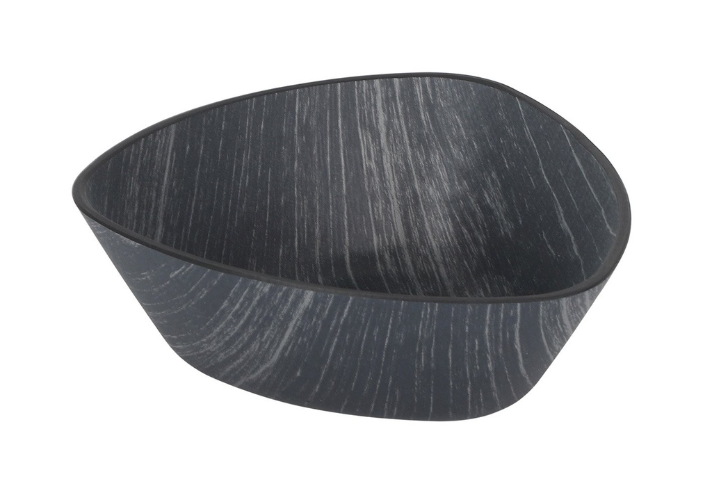 [B639020B] BOWL NEGRO TRIANGULAR PS 13x13x4,5cm