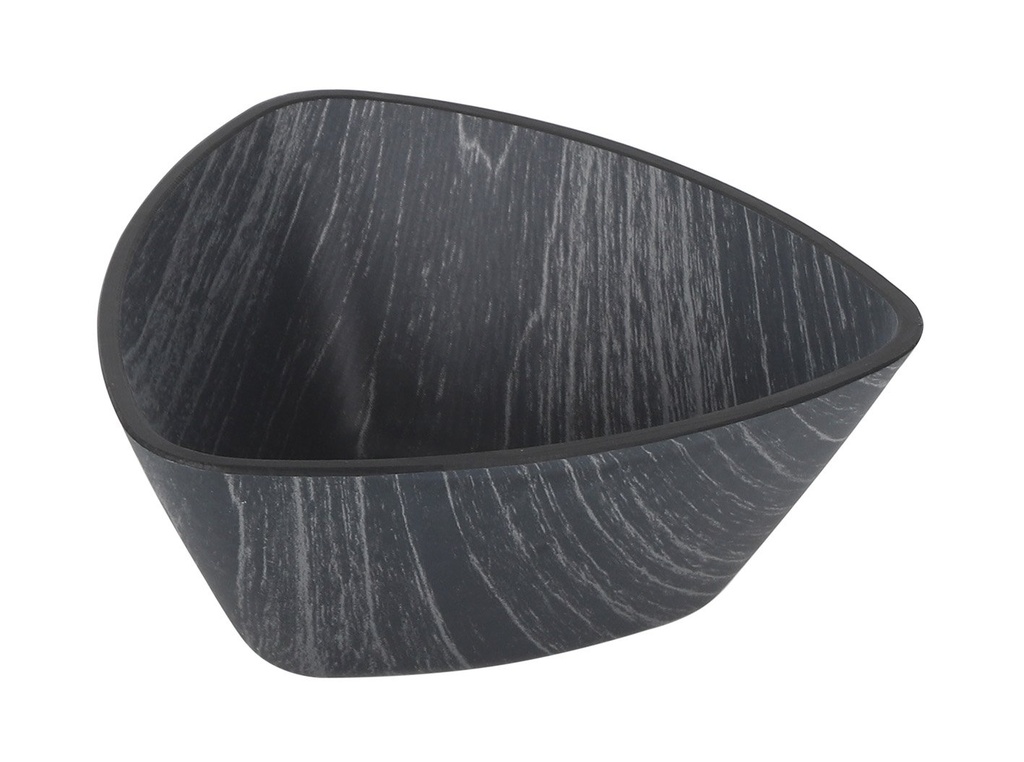 [B639021B] BOWL NEGRO TRIANGULAR PS 10x10x4,5cm