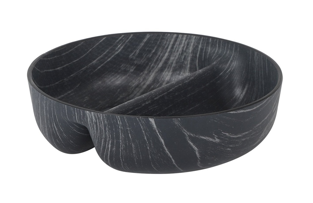 BOWL 2 COMPARTIMENTOS PS ø15x4,5cm