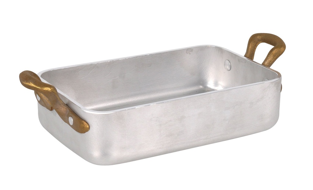 SMALL ALUMINUM TRAY W/HANDLES 18x5x11,5x
