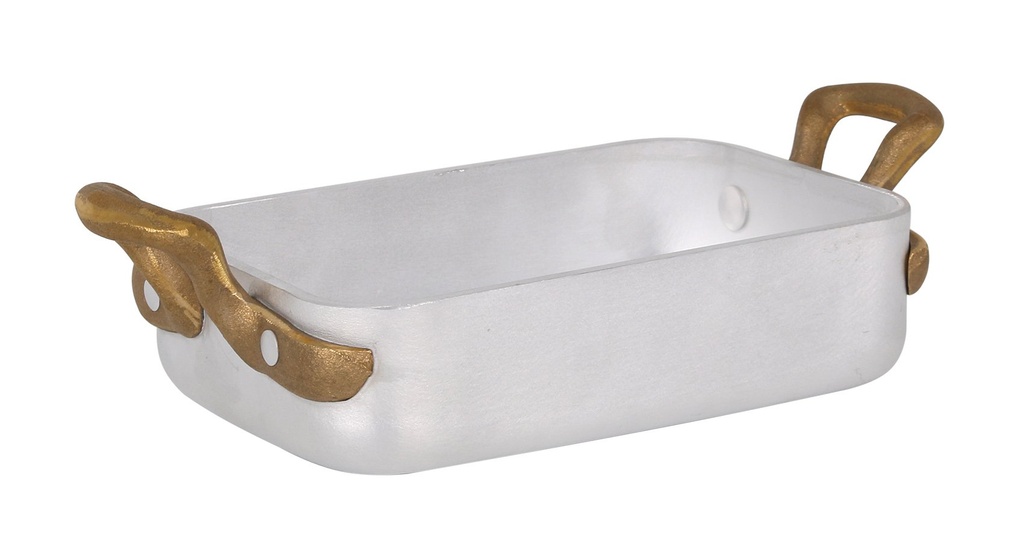 [V200002] MINI BANDEJA ALUMINIO C/ASAS 15,5x9,5x4,5cm