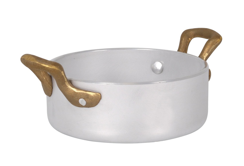 [V200005] MINI CAZUELA ALUMINIO C/ASAS ø12,5x5cm