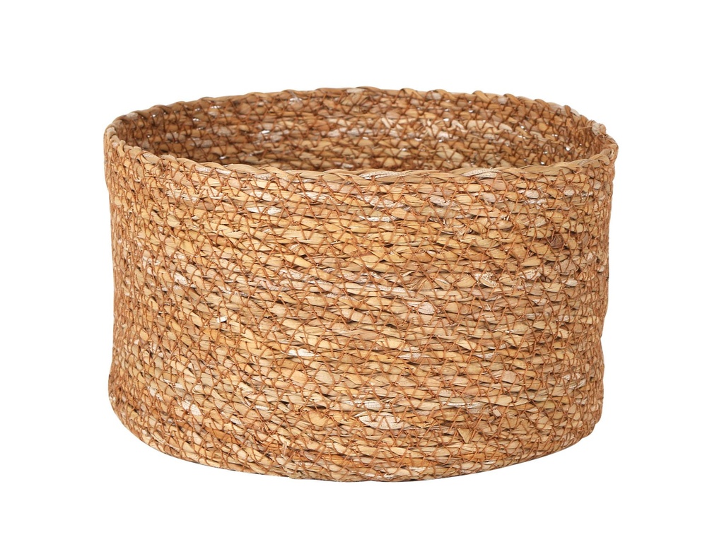 [B101V010] SEAGRASS BASKET ø19x12cm