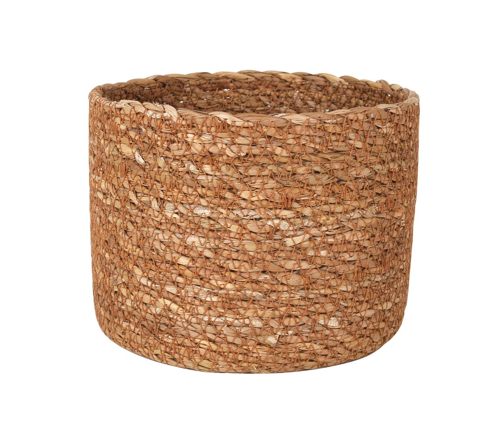 [B101V011] SEAGRASS BASKET ø15x12cm