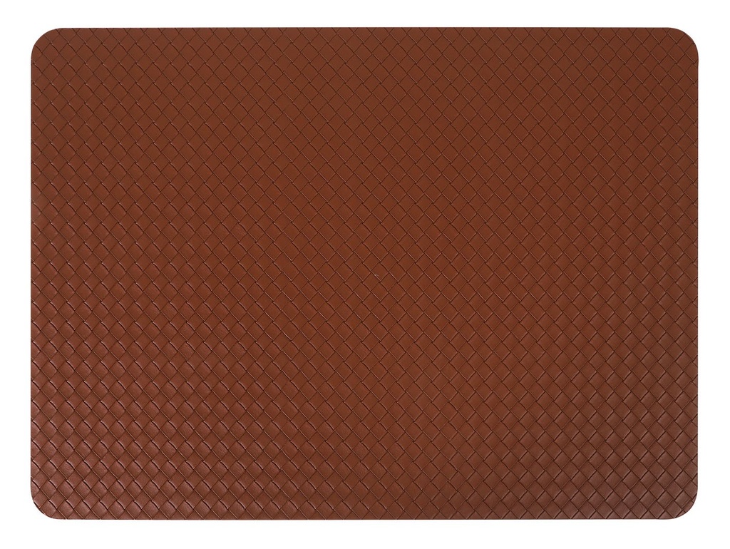 [B247V016E] INDIVIDUAL PVC BROWN 45x33cm