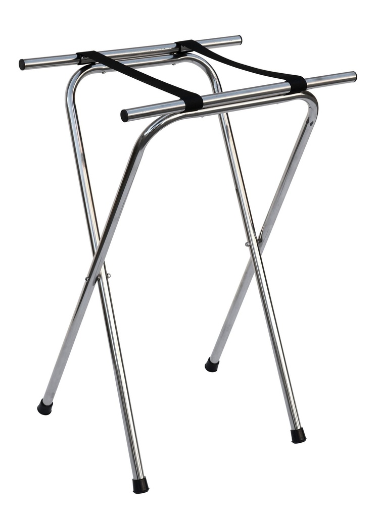 [B266V008B] SOPORTE TIJERA BANDEJAS METAL CROMADO 52x41x80cm