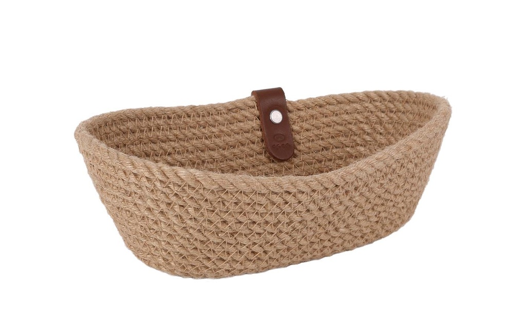 BASKET YUTE OVAL 25X10X7CM
