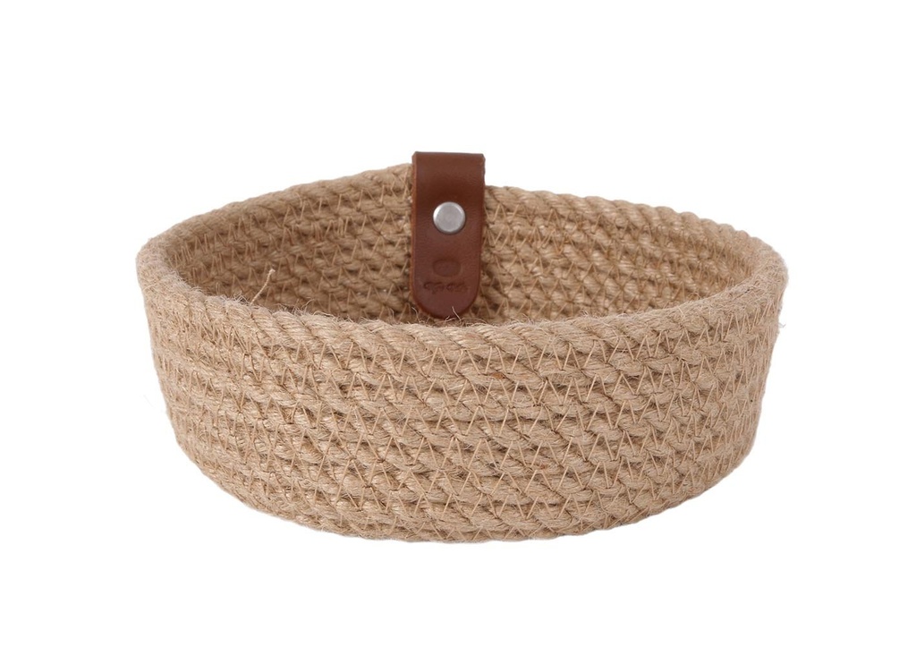 BASKET YUTE REDONDA 15X5CM
