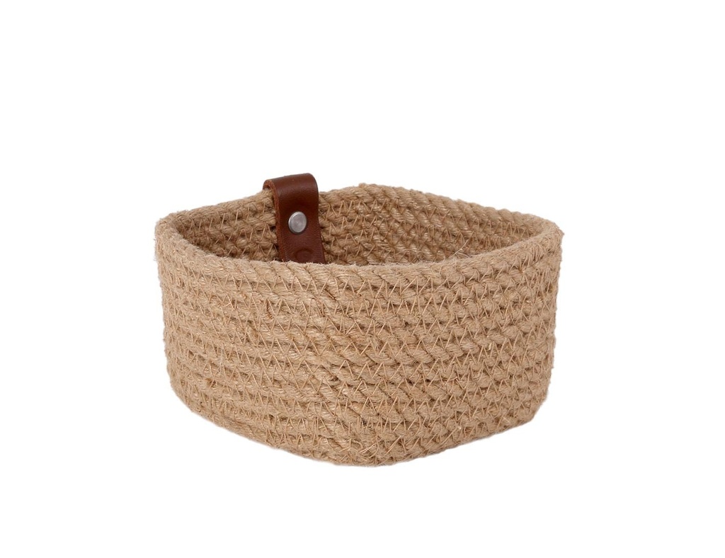 [B101V059] CESTA YUTE CUADRADA 12X12X7CM