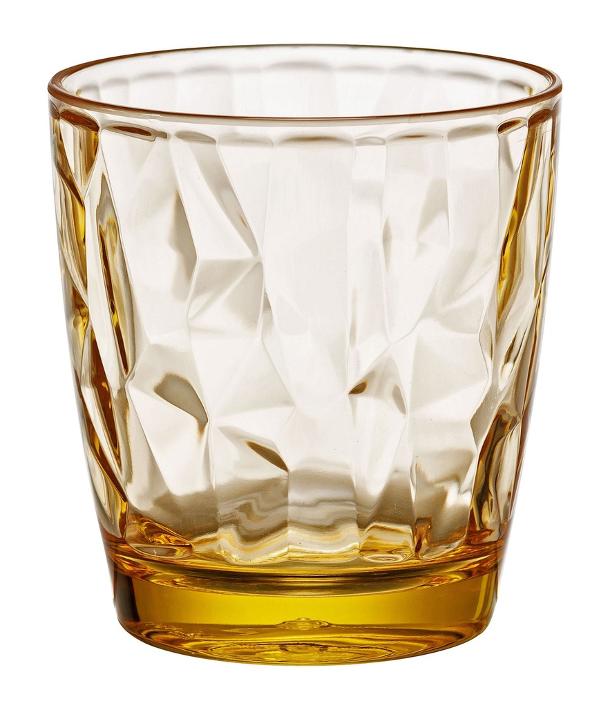 GLASS IKARYA WATER YELLOW 32CL 8.5X9CM P