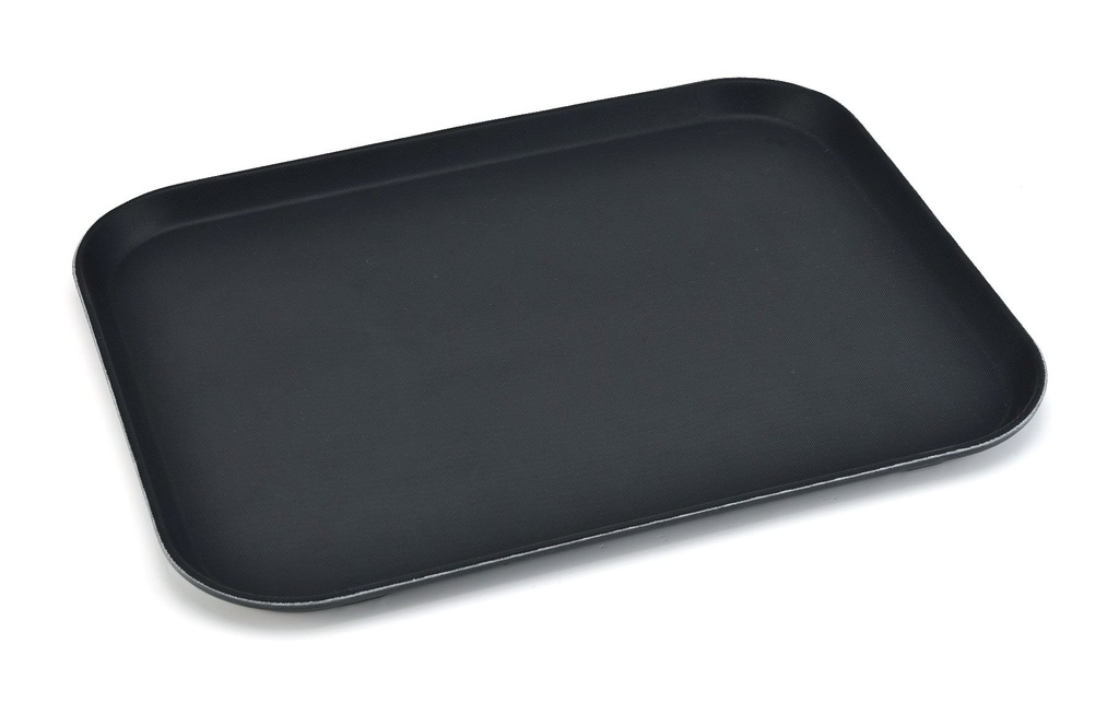 [B290V002] BANDEJA CAMARERO FIBERGLASS NEGRA ANTIDE45X65X2.2
