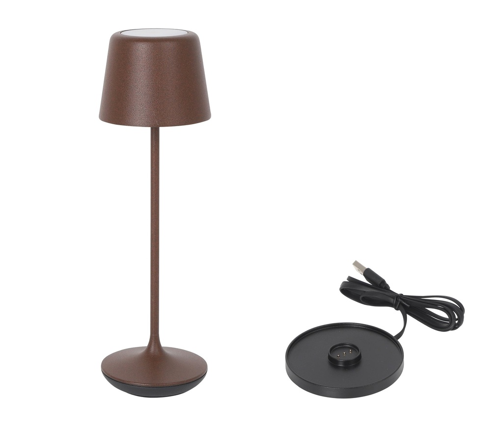 [B1504006B] ROUND CORTEN LAMP Y CHARGER LUZERNEø7.5x