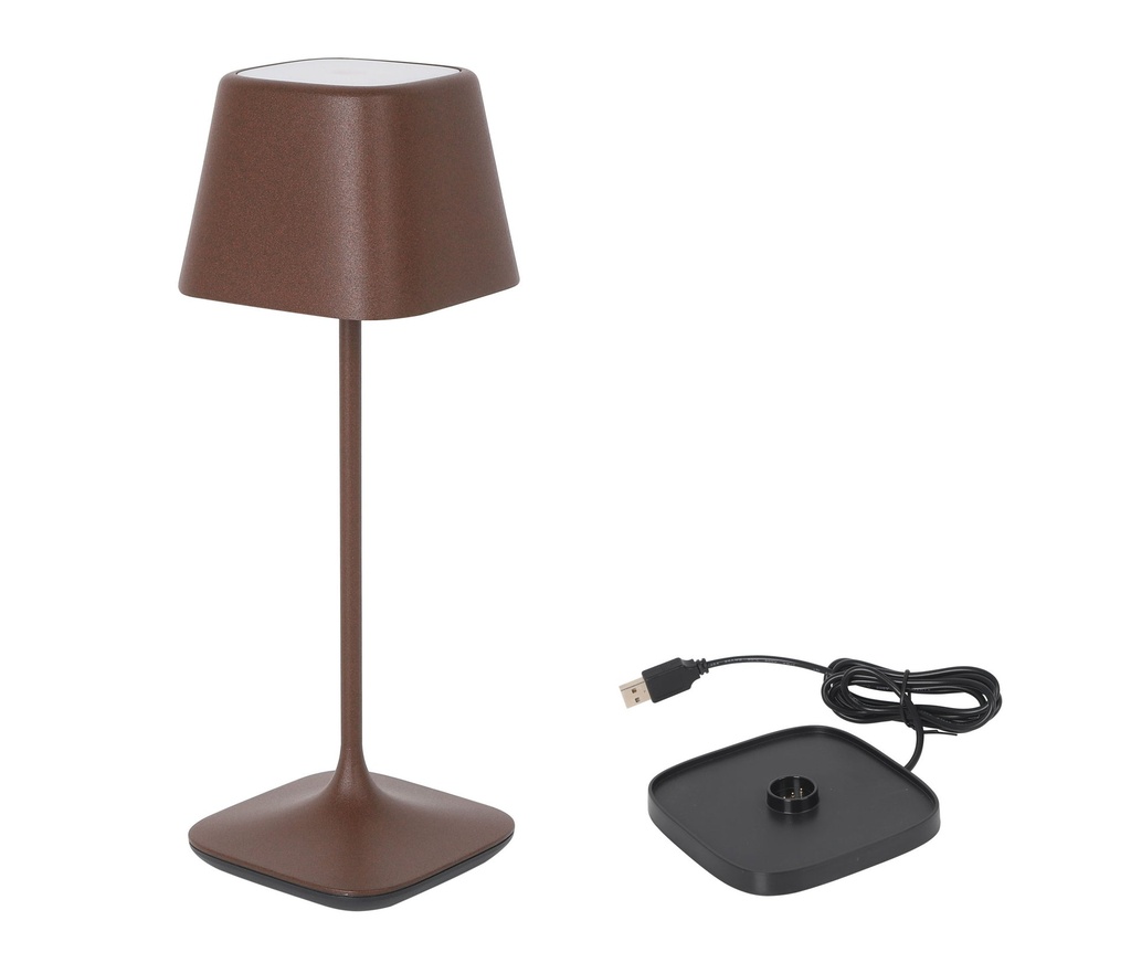 SQUARE CORTEN LAMP Y CHARGER YTTRIYA 10.