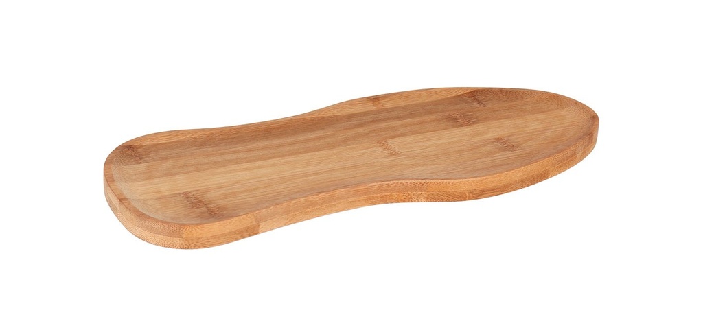 [B947105] BAMBOO RECTANGULAR TRAY 33x13x1.5cm