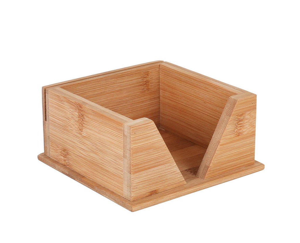 BAMBOO SUPPORT NAPKINS 13.5x13.5x6.5cm