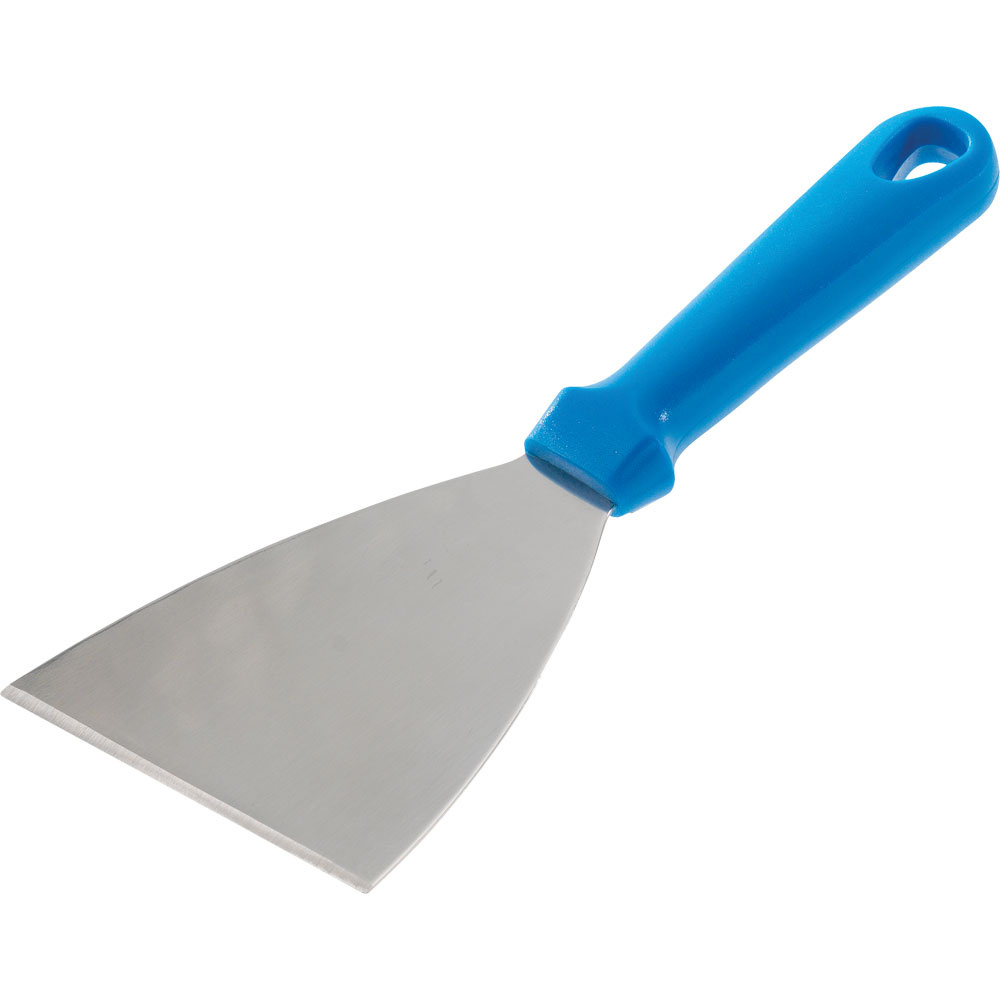Espatula en forma de triangulo "inox", picaporte plastificado