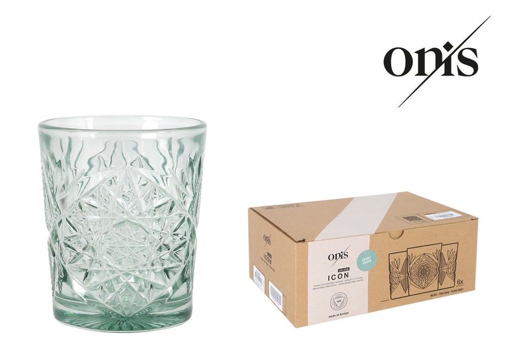 [ON1006372] (5632) VASO HOBSTAR EBANO 35.5cl ø8.9x10cm