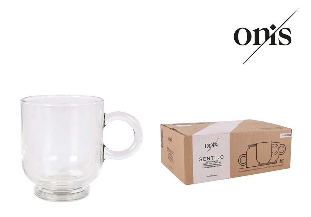 [ON1005703] CAPPUCCINO MUG SENTIDO 22cl ø11x9cm