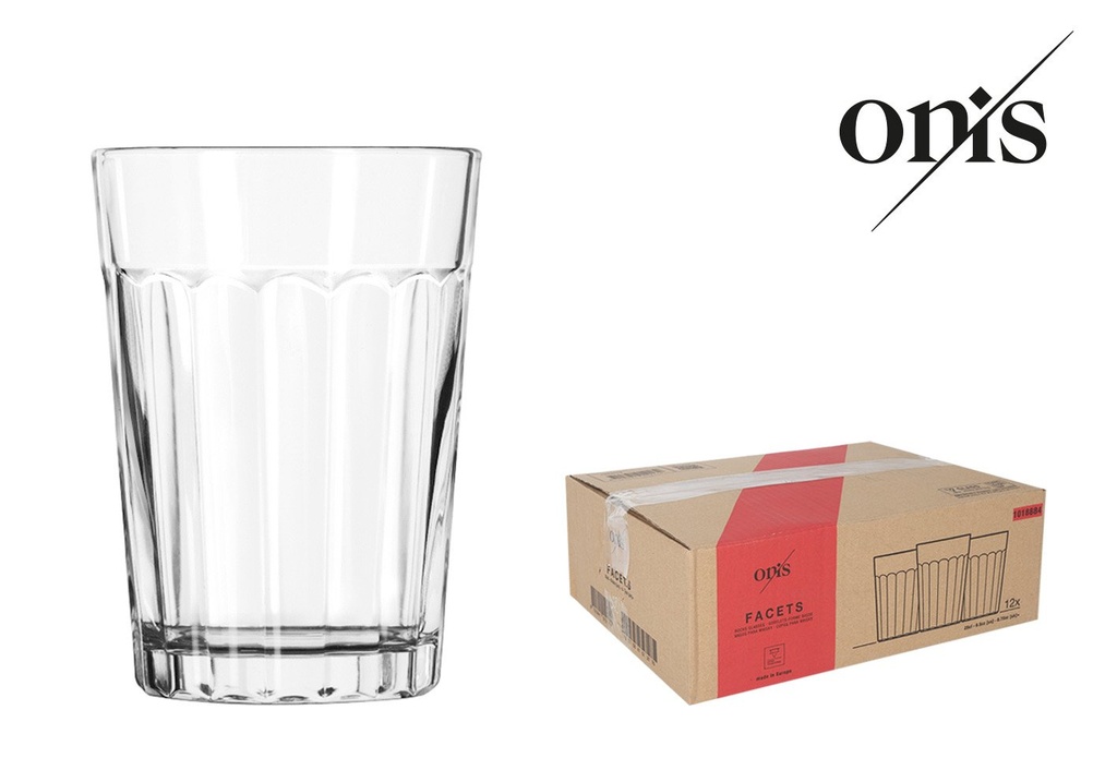 [ON1018884] (29037002) VASO ROCKS FACETS/PANELED 25cl