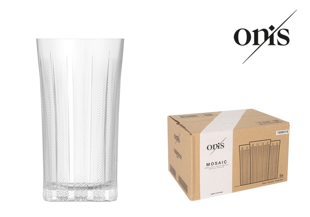 GLASS HIGHBALL MOSAIC 35.5cl