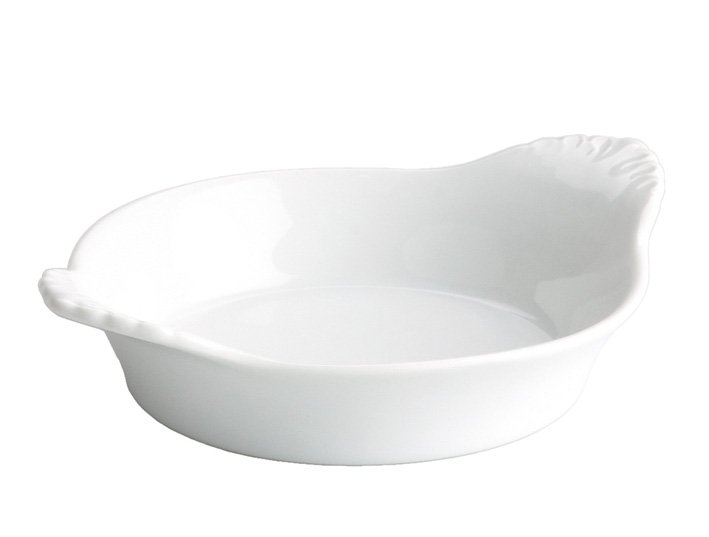 PLATE EGG WITH HANDLES Ø17X3 CM.