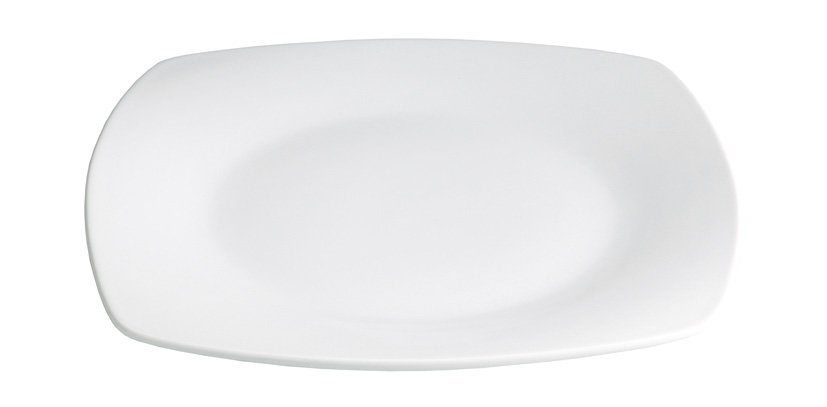PLATE PLAIN 24.5X24.5X3 CM. _KENIA