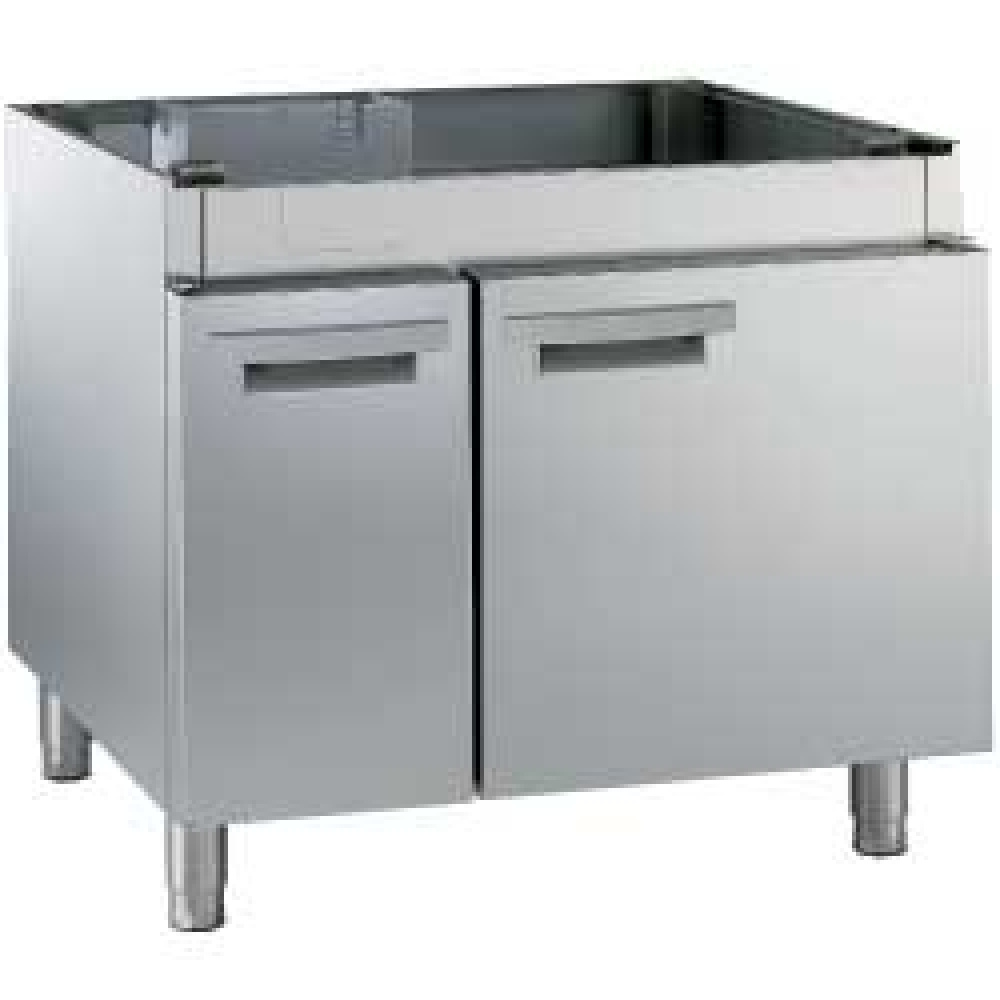 Armario neutro con puertas, horno 6 & 10x GN 1/1