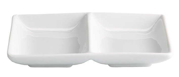 & BANDEJA DOBLE COMPARTIMENTO 16X12X2.5 CM_MING