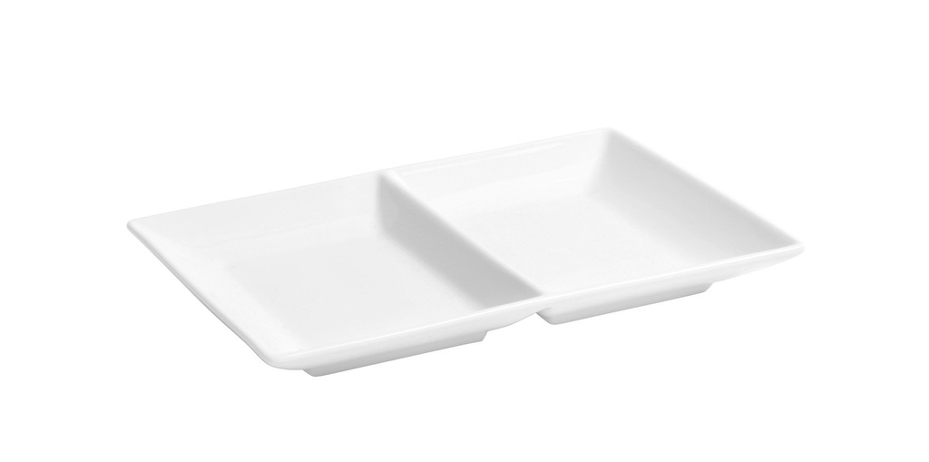 BANDEJA 2 COMPARTIMENTOS 20x13x2cm (MING)
