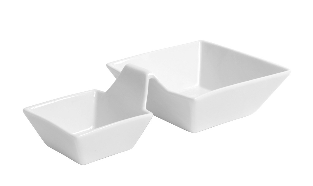 & BOWL DOBLE 23.5x12.5x5cm(MING)