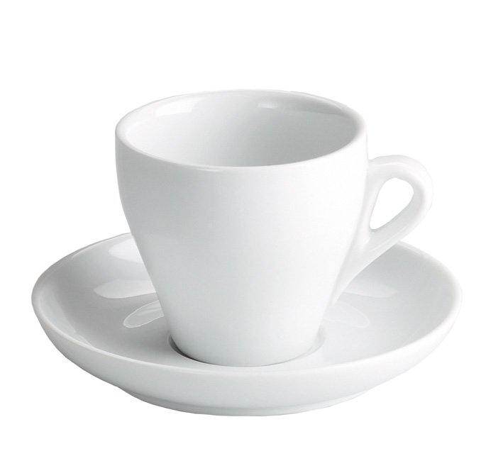 TAZA CAFE ROMA 7.5 CL.C/ PLATO ø12X2 CM.