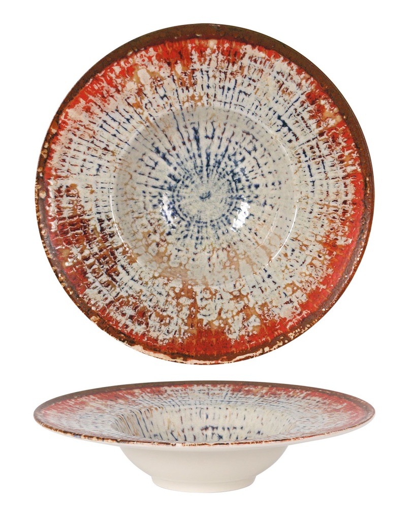 PASTA PLATE INFINITY CHARRO ø27.5x6.5cm