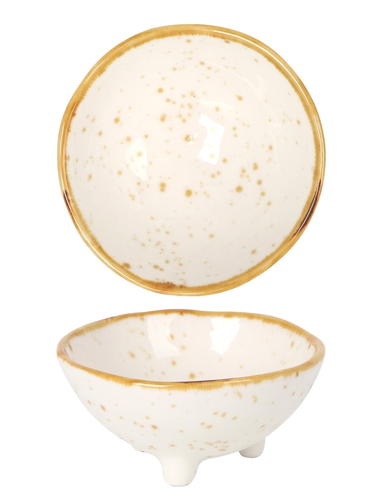 [B492001C] BOWL SERTON BEIGE ø8.5x4.5cm 7.5cl