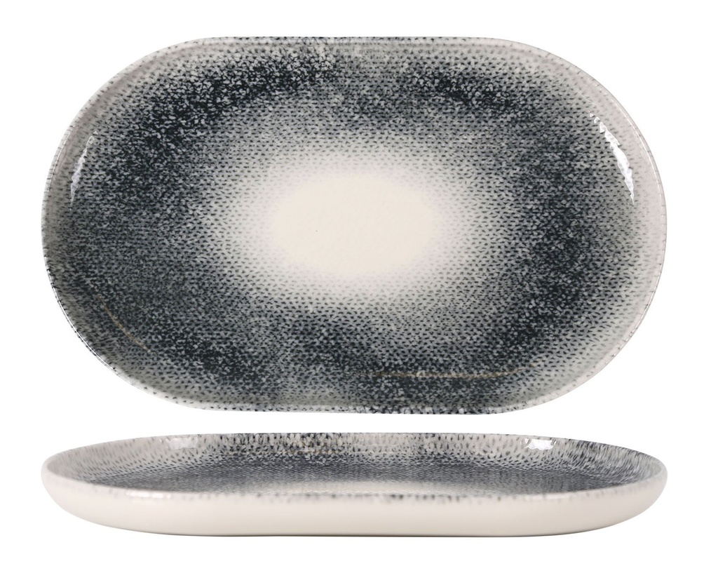 [B758330F] BANDEJA OVAL NORDIK MADEMOISELLE 25x15cm