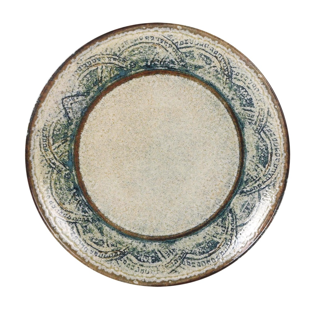 PLATE PLAIN INFINITY MICENAS ø25.5x2cm