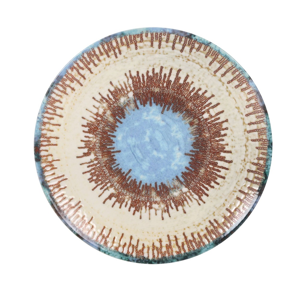 PLATO POSTRE INFINITY MICENAS  ø19.5x2cm