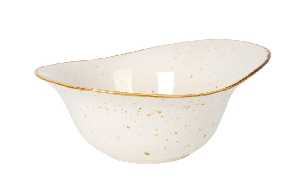 ENSALADERA INDV. AZACAN BEIGE 26x20x10cm