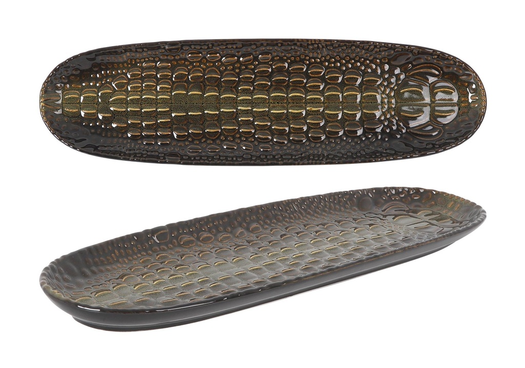 #-24- BANDEJA COCODRILO 36x10x2.5cm