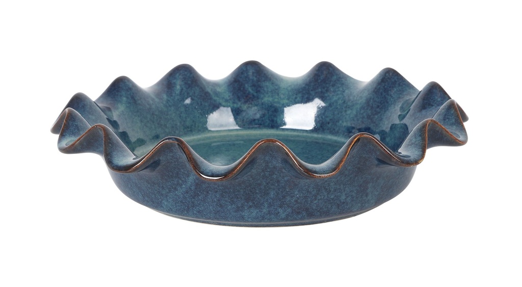 RISOTTO PLATE RICCIO BLUE ø27x6.5cm