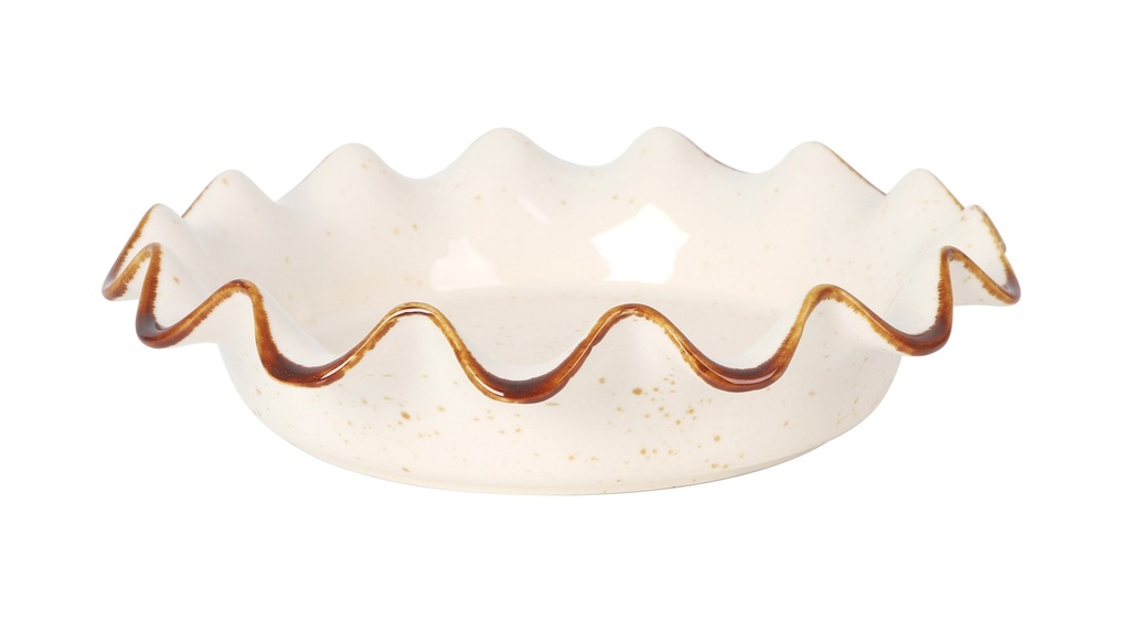 RISOTTO PLATE RICCIO BEIGE ø27x6.5cm