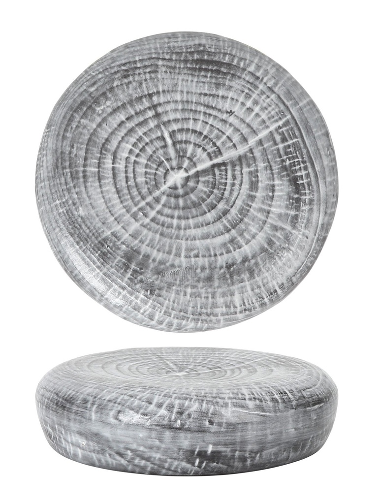 #-24- PLATO POSTRE  LEÑO ø15.5x3.5cm
