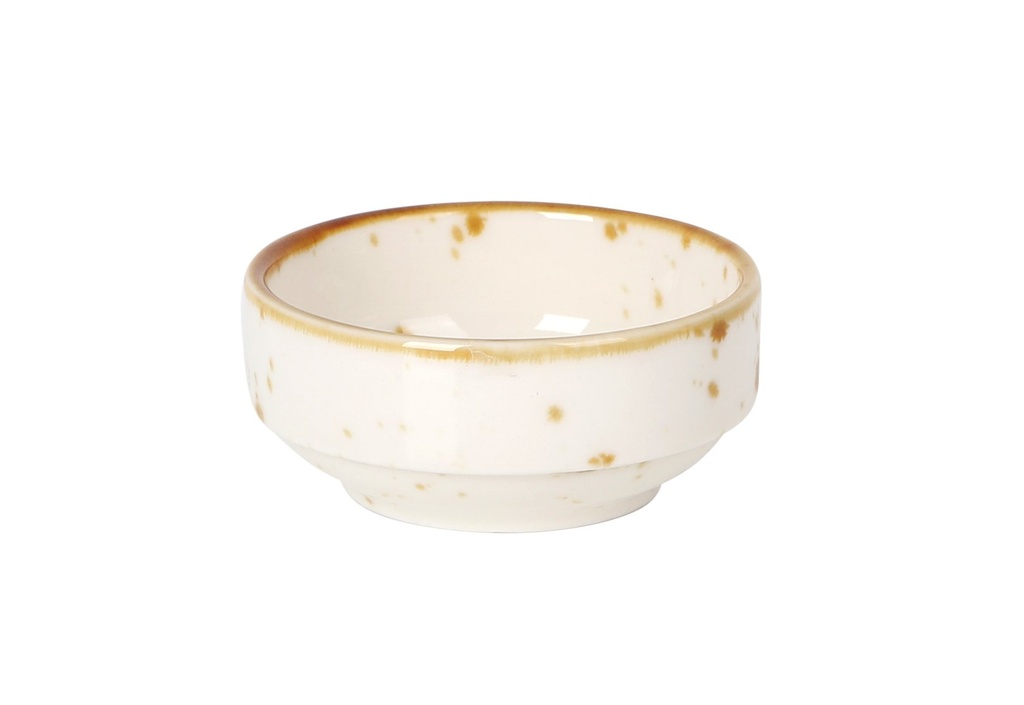 [B1506022C] BOWL APILABLE BEIGE ø6x2.5cm 4cl