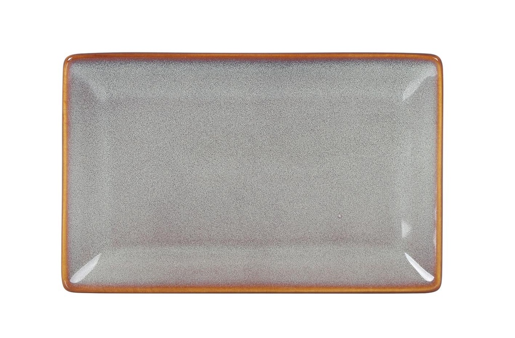 [B997024B] #-48- BANDEJA MING RECTANGULAR GRIS 20x13x1.5cm