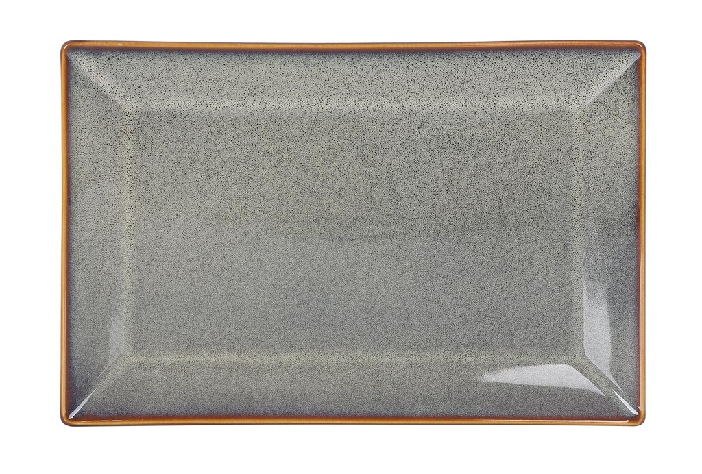 [B997022B] #-12- GRAY RECT. TRAY MING 30x20x2cm