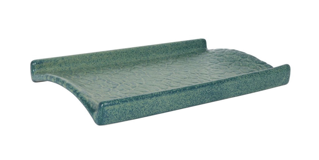 [B997031] #-24- BANDEJA VERDE MADRAS 25x15x2,5cm