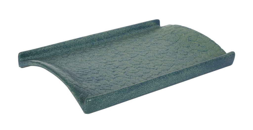 [B997029] #-12- BANDEJA VERDE MADRAS 30x20x2,5cm