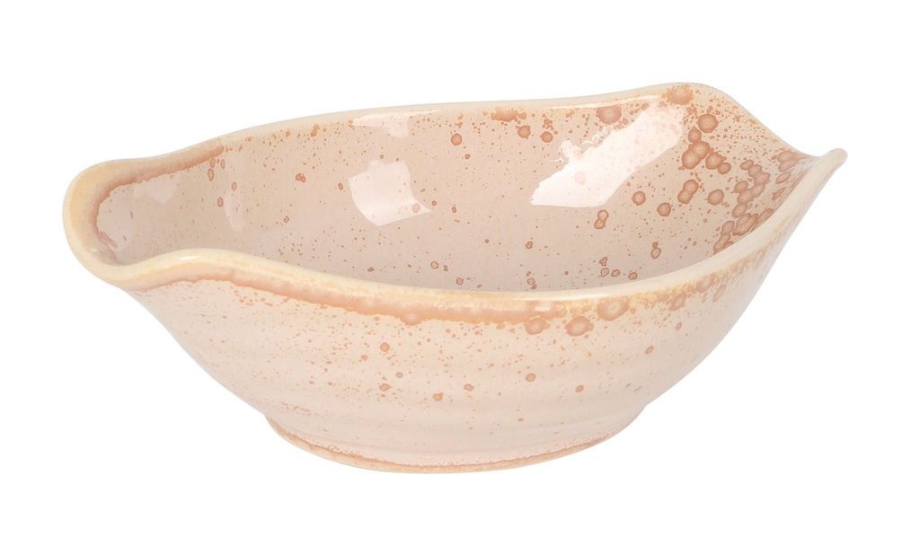 BOWL LONGO BEIGE 17x11x5cm