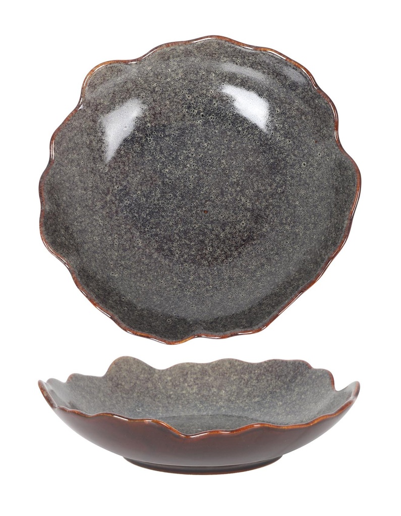 PLATO JAZMIN GRIS ø22x5.5cm