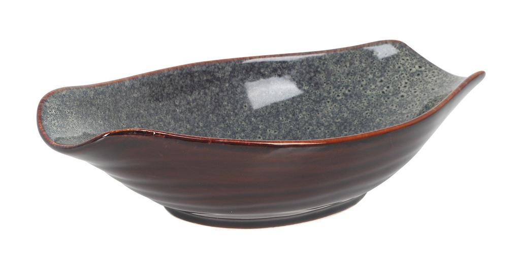 GREY BOWL LONGO 31x16.5x7.5cm